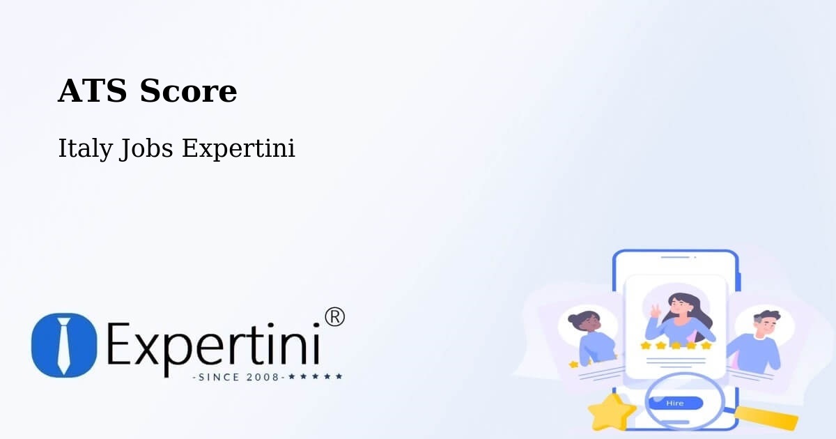 Resume ATS Score & Job Description Match Tool – Lainate - Italy Jobs Expertini